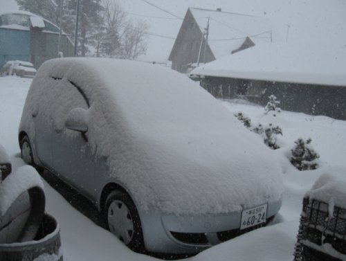 また雪が・・・・