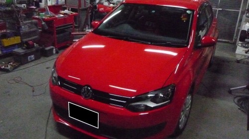 作業風景（ＶＷ　ＰＯＬＯ　エンジンスターター）