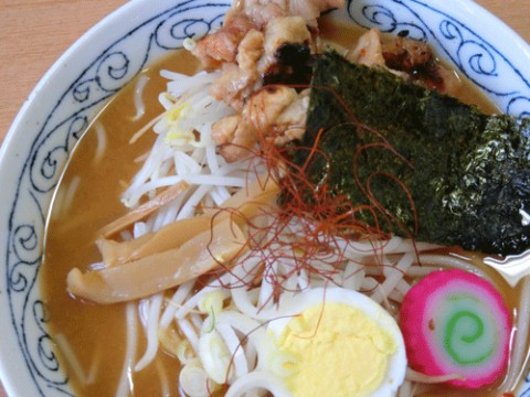 炭焼きホルモンラーメン♪