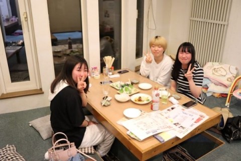 昨夜のお客さま女子大生の宴♪