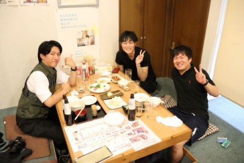 昨夜のお客さま! 男性3人でご来店頂きました♪