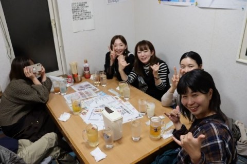 昨夜のお客さま!楽しい女子会♪