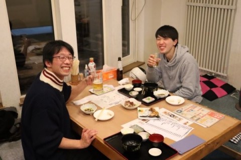 昨夜のお客さま ! 夜も定食が召し上がれるよ♪