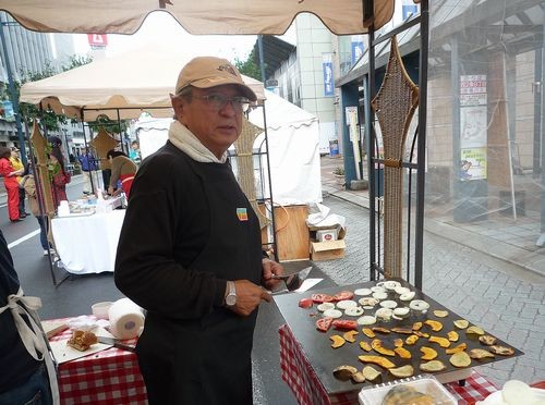 秋のホコテン・・・焼きトマト