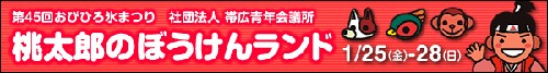 おびひろ氷まつり（社）帯広青年会議所 桃太郎のぼうけんランド