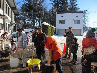 ２０１２年度　餅つき【２０１２/１２/２９報告】