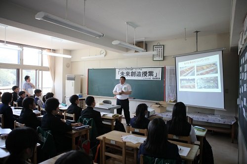 第５回「未来創造授業」帯広市立帯広第八中学校【2014/7/8報告】