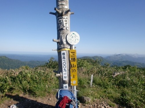 01081Ａ 雨竜郡三頭山運用記　下山時の恐怖(；一_一)　7月23.24日