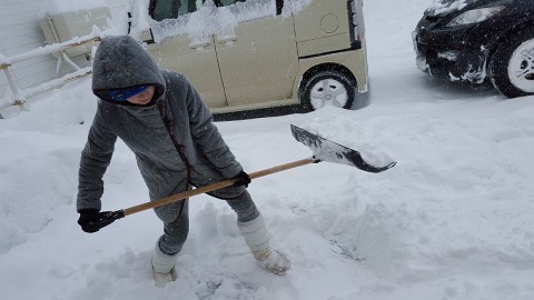 雪の女王、奮闘中!