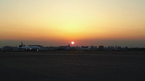 羽田空港到着