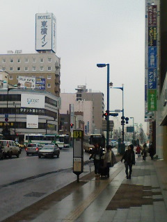 旭川市内の風景