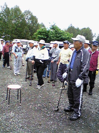 雨にもめげずパークゴルフ