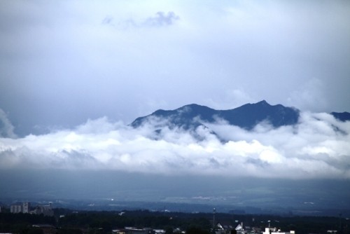 2Fのベランダから見た雲海