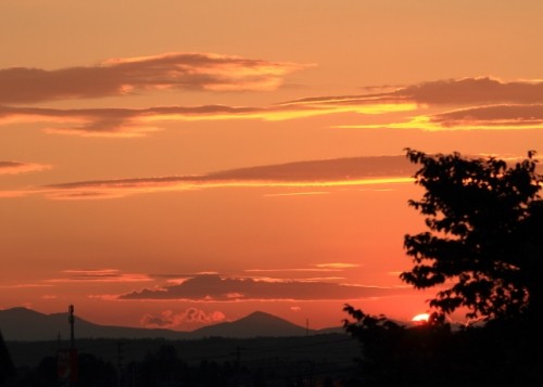 今日の夕景