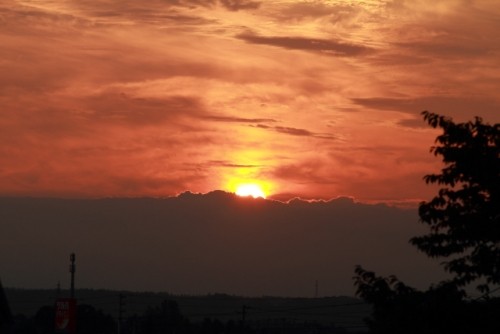 雲が演出の夕景と「北の国から」のデジブック