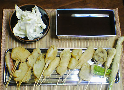 ～今日の晩ご飯／串かつ～