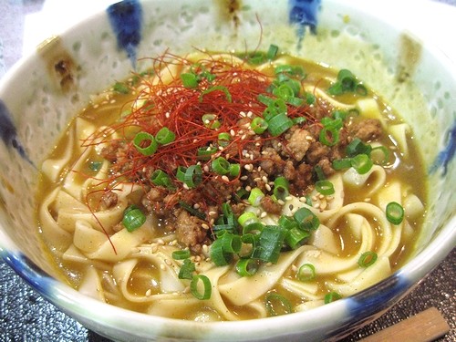 肉みそカレーうどん