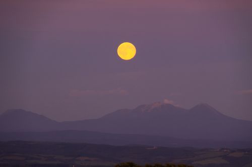 ナイタイ高原の夕景