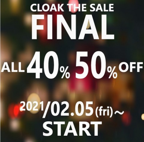 ALL40・50%OFF!!!!