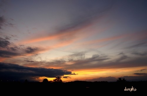 朝夕焼けばかり写しているのでタイトルも思いつかないです