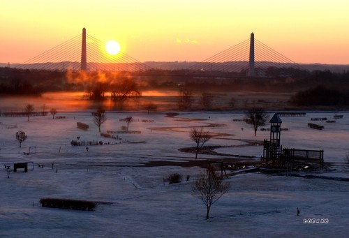 ついに帯広も雪が降りましたね