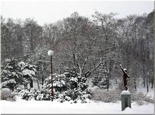 　雪の回数が一番多い３月