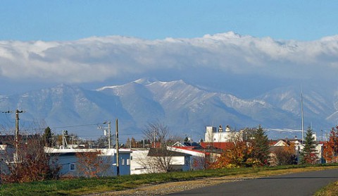 帯広もついに初冠雪