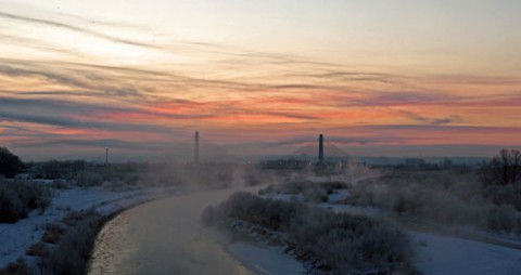 最低気温、記録更新の朝