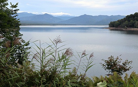 糠平ダム湖