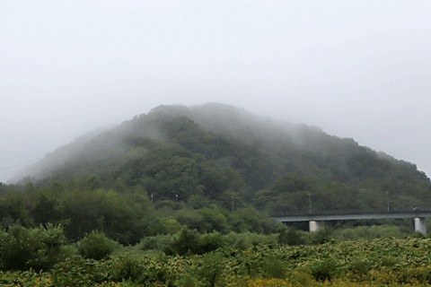 雨霧の国見山