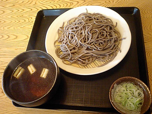 蕎麦とソフトと・・・。