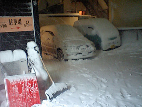 雪・雪・雪でしたね。