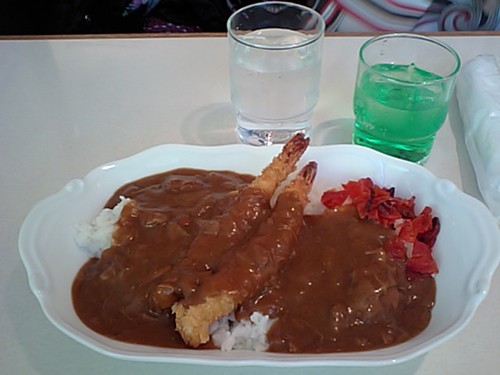 インデアンのエビフライカレー！