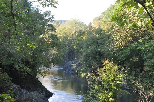 １０月７日　滝上町　錦仙峡　あさの散歩