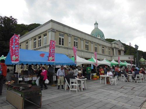 ９月１４日　滝上町　秋のうまいもんまつり開催中