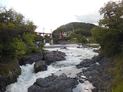 ９月１８日　滝上町　渚滑川渓谷遊歩道　今日の錦仙峡３