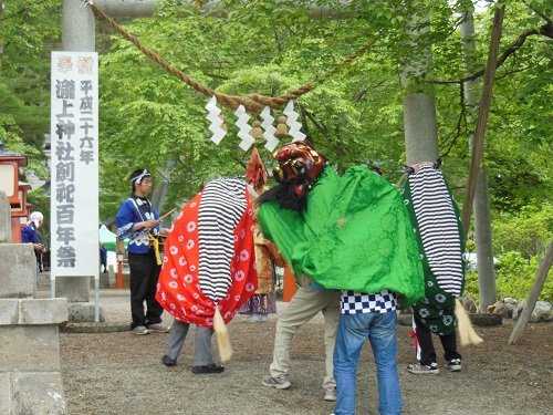 ６月１５日　滝上神社創祀１００年祭