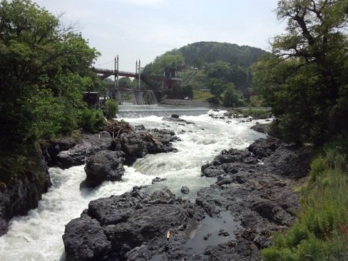 ７月３０日　滝上町　虹の橋の放水