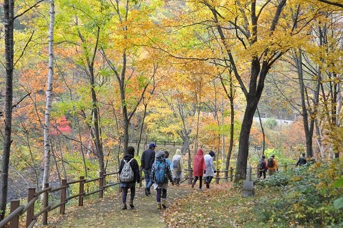 １０月１１日　滝上町　渓谷ウォーク　「秋！歩こう！錦仙峡」・・・その２