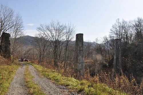 １０月２６日　滝上町　森林鉄道跡を巡りました。