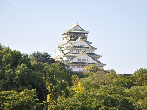 2015年9月　関西旅行最終日　早起きをして、大阪城へ