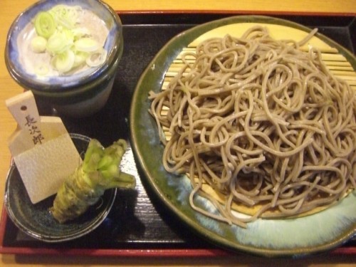 静岡産の　生本わさびのせいろ