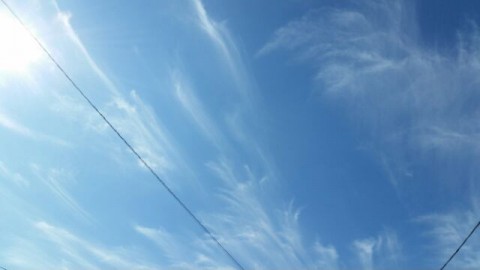 7月3日の空。感動的でした。