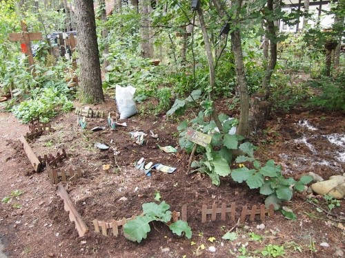 新しい庭を造って・・春に咲く球根を植え始めました。