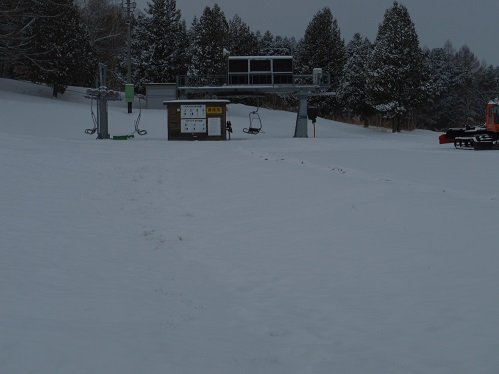 1月26日　明野ケ丘ゲレンデ状況