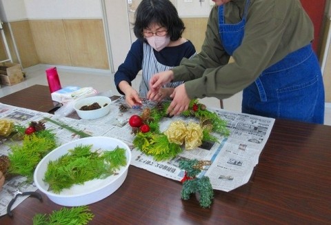 クリスマスリース講習会