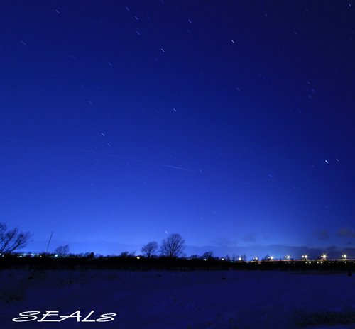 今夜の星空綴り 2013 first ISS