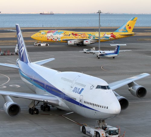 羽田空港にて 全日空747特集 2013/2