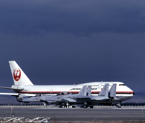 私が撮った747ジャンボジェット＆F-15の思い出