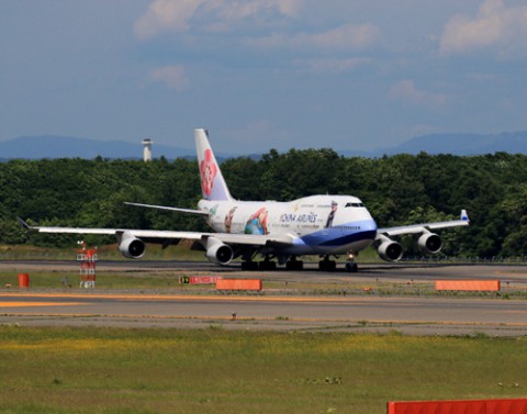 新千歳空港にて飛行機撮影　06/21